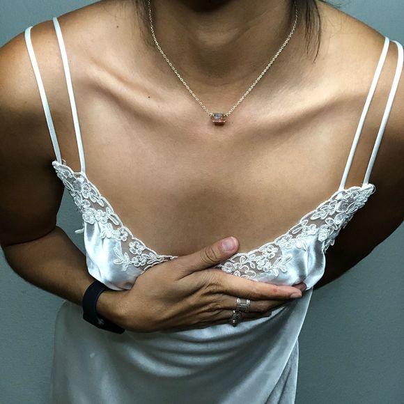 In Bloom white lace slip dress size small - Picture 7 of 11